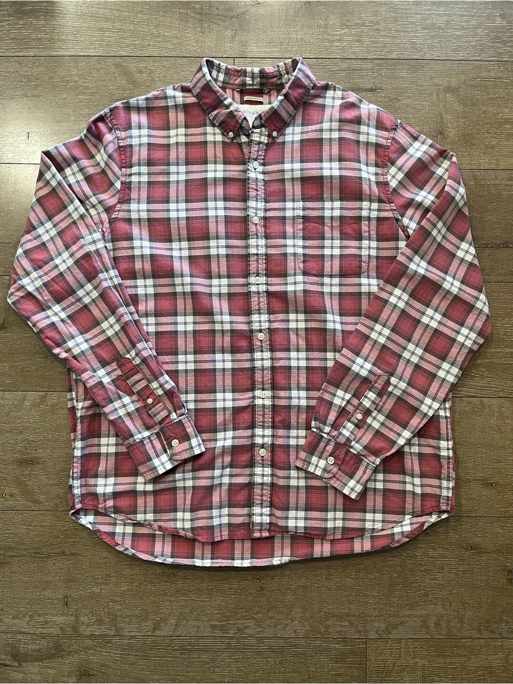 Denim & Supply by Ralph Lauren Red Plaid Button-Down Shirt